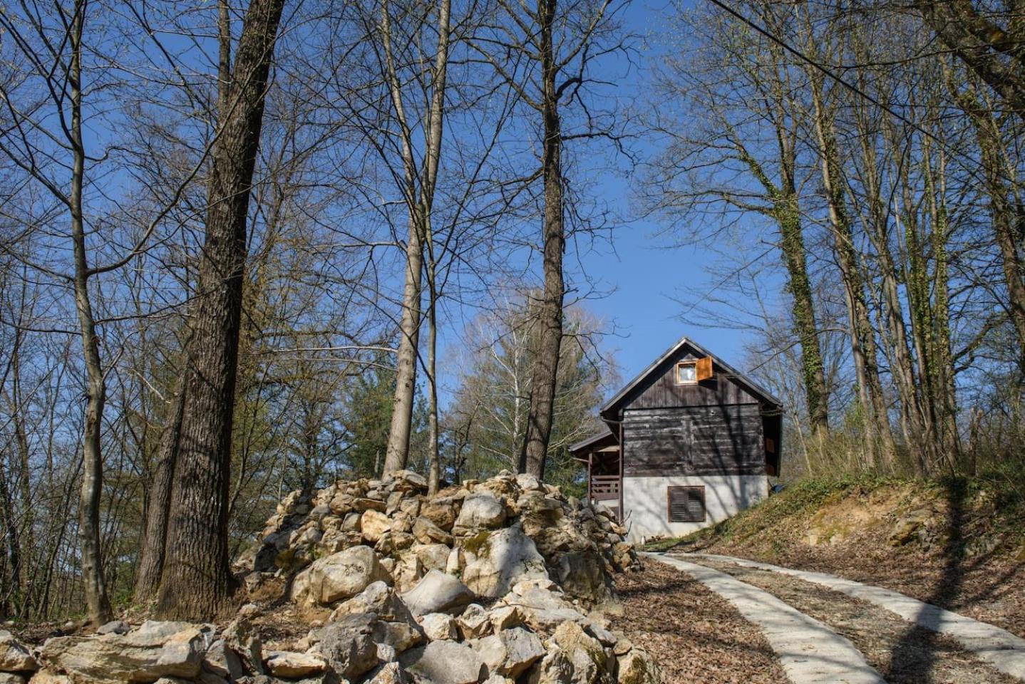 Wooden House Near The River Kupa Kamanje Eksteriør bilde